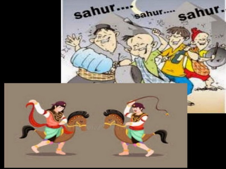 BANGUNKAN SAHUR. Nyaris Berseteru Kuda Lumping vs Kuda Lumping