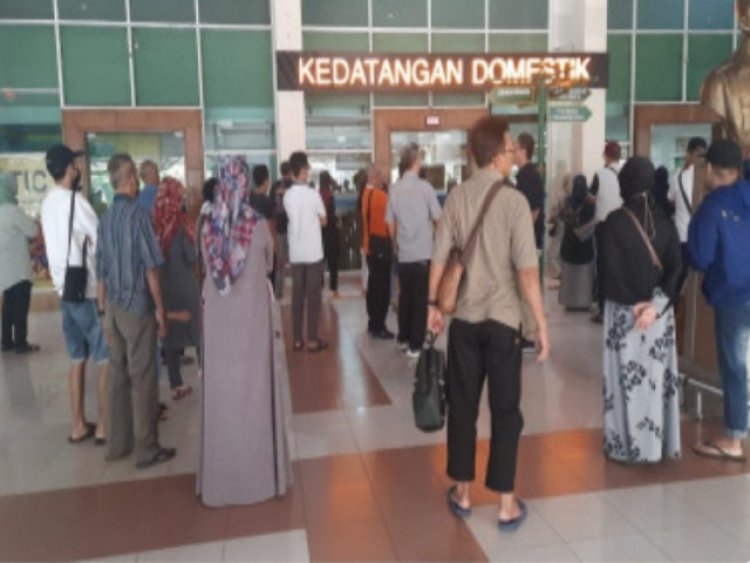 Kurang Lebih 4022 Penumpang  Tiba di Bandara Adi Soemarmo H-3 Lebaran 2023