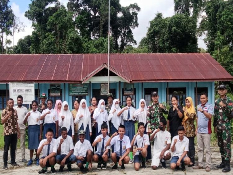 Satgas Yonif 143/TWEJ  Bentuk Karakter MOS di Papua