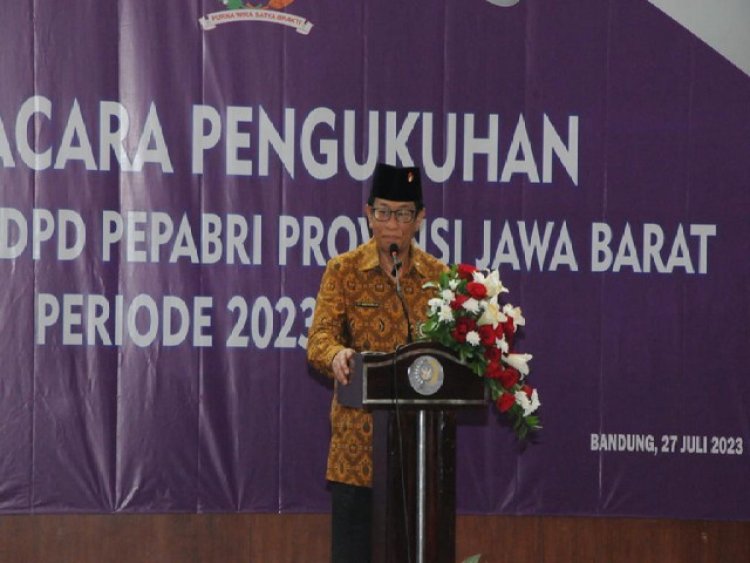 Ketua Umum DPP Pepabri Lantik 25 Pengurus DPD Provinsi Jawa Barat Periode 2023-2028