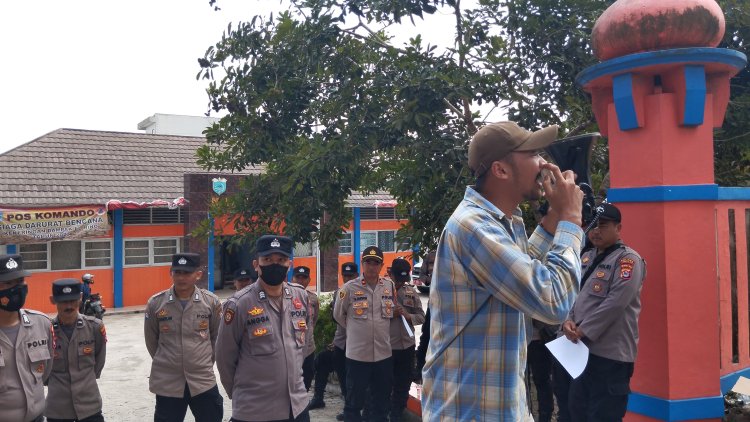 Kantor BPBD Pandeglang di Demo Mahasiswa, HMPS Sebut Ada Penyimpangan Dana Donasi Gempa