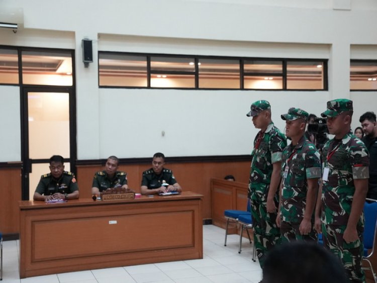 Tegas, Oknum TNI Kasus Pembunuhan Pedagang Obat, Dihukum Seumur Hidup