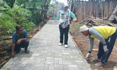Di Desa Babakanlor Kec. Cikedal sedang Berjalan. Realisasi Fisik DD Tahap 2 Tahun 2024