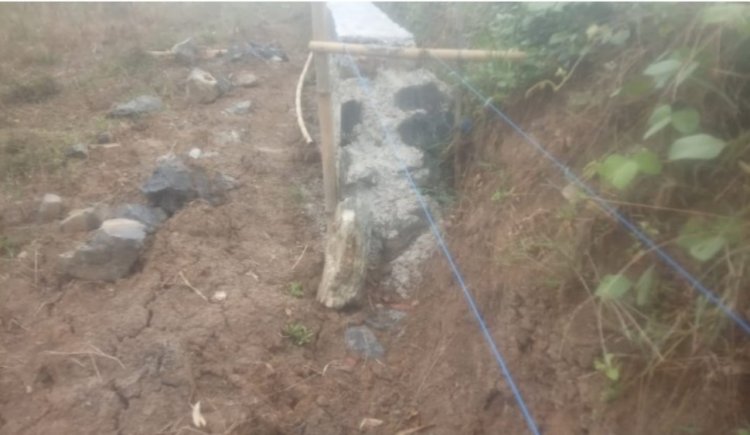 GMCP Menyoal Pekerjaan Tembok Penahan Tanah (TPT) yang Berlokasi di Desa Padamulya Kecamatan Angsana Tanpa Papan Informasi