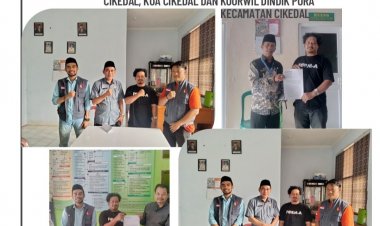 Himbauan Netralitas ASN, Tim Panwacam Cikedal kunjungi Kantor Kecamatan, Kormin dan KUA