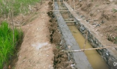 KAP-B Menyoal Dugaan Pembangunan P3A-TGAI Yang Dikerjakan Oleh Kelompok Mitra Banyu Makmur Tani Asal Jadi dan Tidak Sesuai Spek,