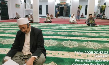 Hidupkan Malam Ramadhan, Jamaah Masjid Baitul Muhajirin Komplek BPI Kaduhejo Programkan Khataman Qur’an