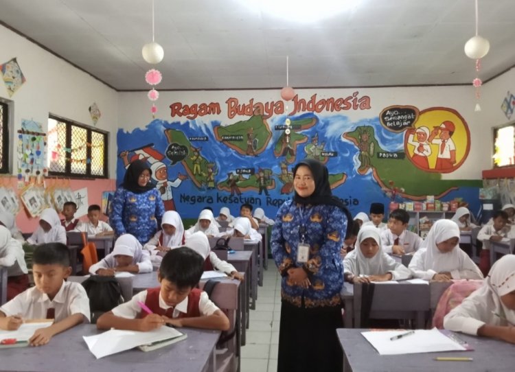 SDN Curugbarang 1 Kecamatan Cipeucang, Pandeglang, Ciptakan Lingkungan Belajar yang Inspiratif & Laksanakan Pentas Tari Kegiatan P5