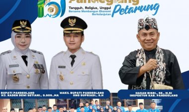 Inspektur Inspektorat Pandeglang Beserta Jajaran , Mengucapkan Selamat Hari Jadi Kabupaten Pandeglang Ke 151