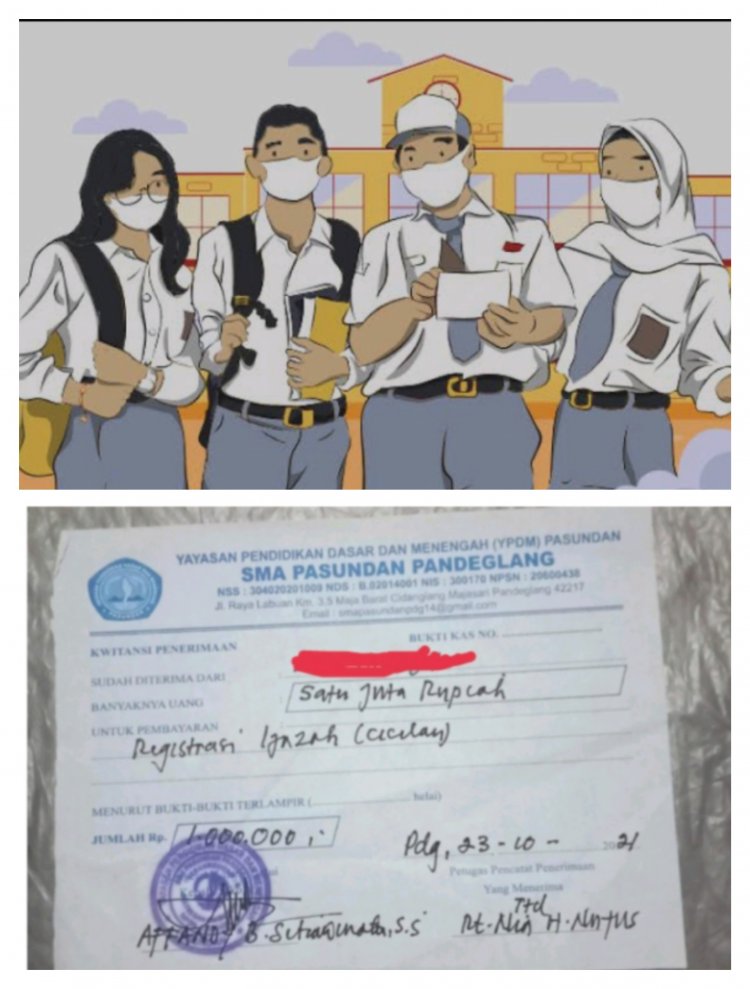 Terkait Dugaan Penebusan Ijazah & Pungli PIP Di SMA Pasundan Pandeglang, GWI Meminta Cabut Izin Sekolah