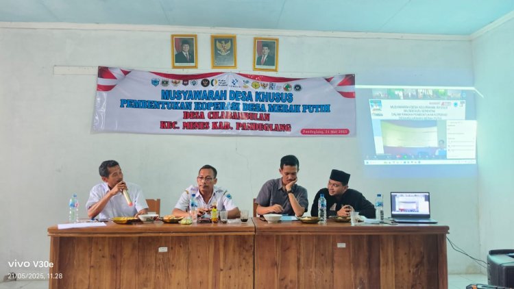 Desa Cilabanbulan Menes Gelar Musdesus Pembentukan Pengurus Kopdes Merah Putih