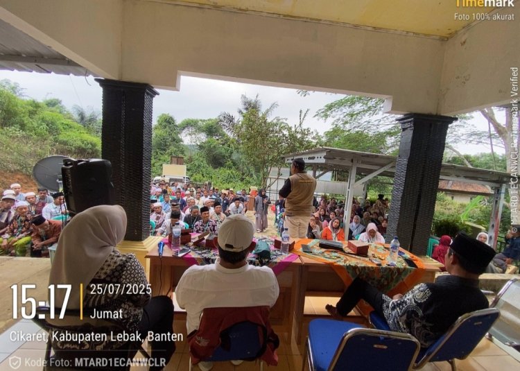 Anggota DPRD Banten Dari Fraksi PPP Musa Weliansyah, Sosialisasikan Raperda 2025 Tiga Lokasi Di Lebak