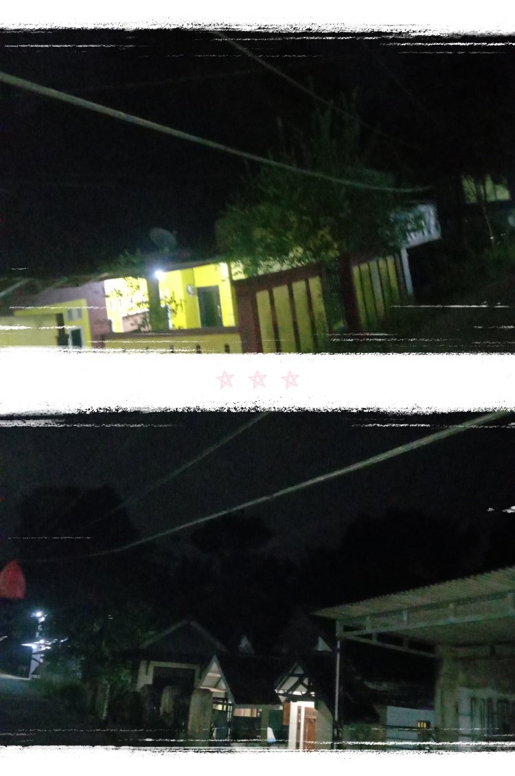 Diduga Kabel Jaringan Wifi Jalur Desa Cigandeng - Pamatang, Menes Terjuntai Berpotensi Membahayakan