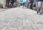 Proyek Pembangunan Paving Blok di Desa Caringin Tanpa Papan Informasi Diduga Dikerjakan Tidak Maksimal