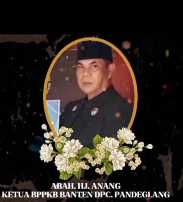 Dr. Sutoto, Ketua PGRI Pandeglang Sampaikan Duka Cita atas Wafatnya Ketua DPC BPPKB Pandeglang