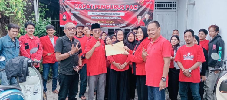 PAC PDI Perjuangan Kecamatan Warunggunung Gelar Rapat Pengurus Bersama KSB Ranting