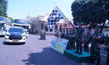 Mudik Gratis Bersama Kodam III/Siliwangi, 162 Pemudik Diberangkatkan