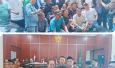 Sidang Perdana Kasus Dugaan Pembunuhan Resmi Digelar, Terdakwa Tarmudin Alias Duwok Banjir Dukungan Dari Masyarakat