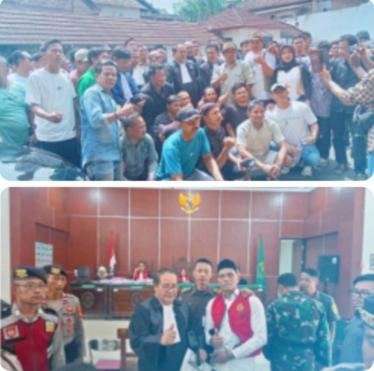 Sidang Perdana Kasus Dugaan Pembunuhan Resmi Digelar, Terdakwa Tarmudin Alias Duwok Banjir Dukungan Dari Masyarakat