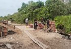 Pembangunan Jembatan Aramco di Uning Mas Masuki Tahap Akhir, TNI Kebut Finishing untuk Segera Difungsikan
