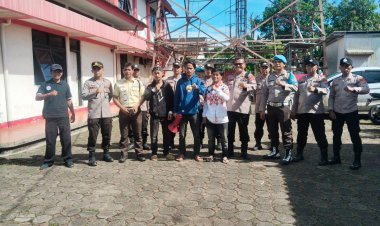 Diduga Lemah Dalam Monitoring Jaringan, PT.Telkom STO Labuan Di Demo Mahasiswa