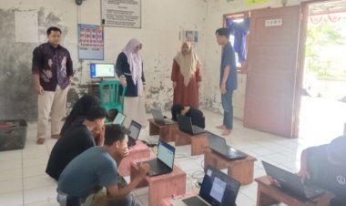 Warga Belajar PKBM Banyuasih Kecamatan Kaduhejo Mengikuti TKA Tahun 2026