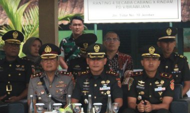 48 Ksatria Condromowo Resmi Sandang Pangkat Baru ,Danyonif 509/BY Kostrad Letkol Inf Juni Fitriyan, S.H., M.H.I., M.Han. Hadiri Penutupan Diktukba TNI AD Gel II Ta 2026