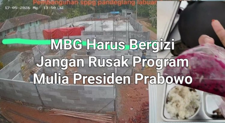 Tercium Aroma Nepotisme, BGN Diminta Lakukan Evaluasi Operasional SPPG Banyubiru Labuan Yang diduga Langgar SOP