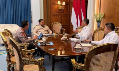 Presiden Prabowo Terima Kapolri, Seskab Teddy: Polri Tekankan Komitmen Jaga Stabilitas Nasional
