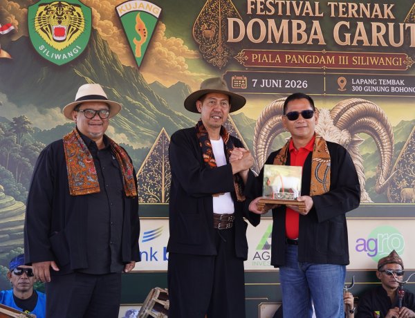 Pangdam III/Siliwangi Dukung Pelestarian Domba Garut Melalui Festival Peternak di Cimahi