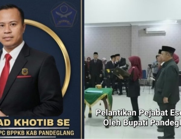 Ketua DPC BPPKB Pandeglang Ahmad Khotib, Sebut Langkah Bupati Pandeglang Mutasi Ahmda Murisidi Ke Staf Ahli Dinilai Baik