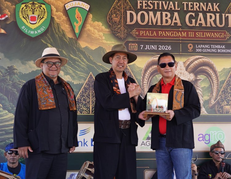 Pangdam III/Siliwangi Dukung Pelestarian Domba Garut Melalui Festival Peternak di Cimahi