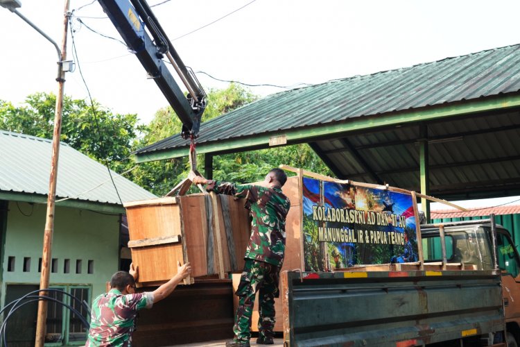 Perluas Akses Air Bersih dan Listrik di Papua, TNI AD Kirim Dukungan Program Manunggal Air dan Papua Terang
