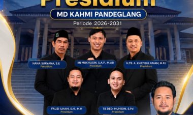 Ketua BPC HIPKA Pandeglang Dede Abdurahman Ucapkan Selamat Atas Terpilihnya Lima Presidium MD KAHMI Pada Musda IV 2026