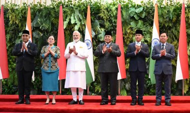Dampingi Presiden, Wapres Hadiri Pidato PM India di Hadapan Anggota DPR dan MPR RI