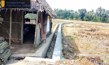 Dua Proyek P3-TGAI Daerah Irigasi Ciangga Desa Padahayu Cikedal Selesai Dikerjakan, Masyarakat Ucapkan Terimakasih