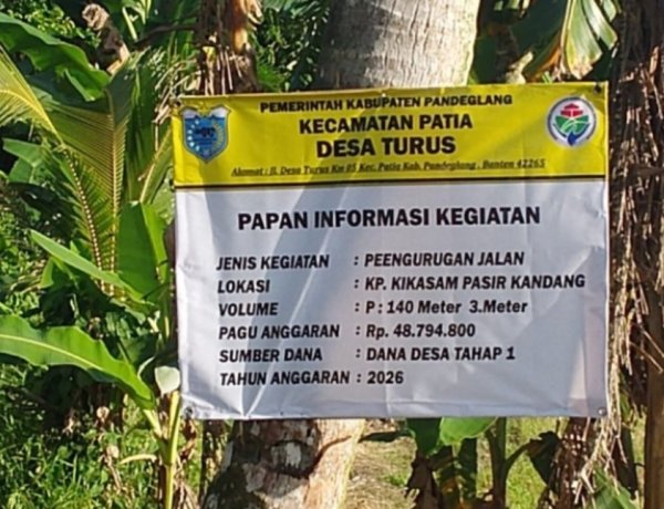 Dana Desa Tahap 1 Tahun 2026 Dipertanyakan, DPC AMIRA Pandeglang Curiga Terjadi Indikasi Korupsi