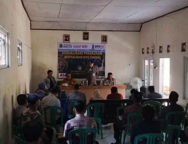 DPUPR Banten Sosialisasikan Revitalisasi Situ Cikedal Warga Diminta Dukung