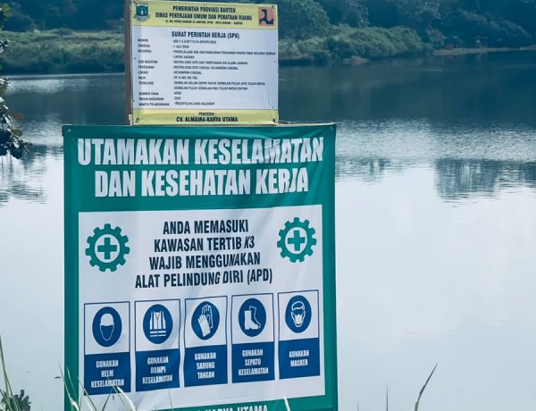FORJA Banten Kawal Revitalisasi Situ Cikedal hingga Tuntas, Kontraktor Diingatkan Tak Abaikan Spesifikasi dan Mutu