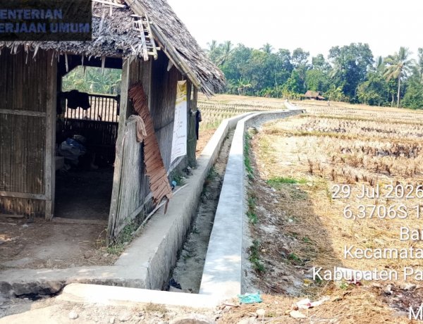 Dua Proyek P3-TGAI Daerah Irigasi Ciangga Desa Padahayu Cikedal Selesai Dikerjakan, Masyarakat Ucapkan Terimakasih