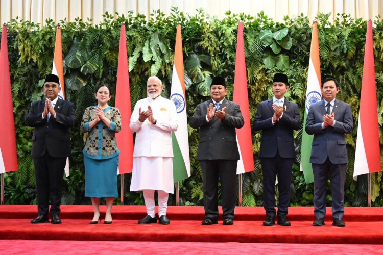 Dampingi Presiden, Wapres Hadiri Pidato PM India di Hadapan Anggota DPR dan MPR RI