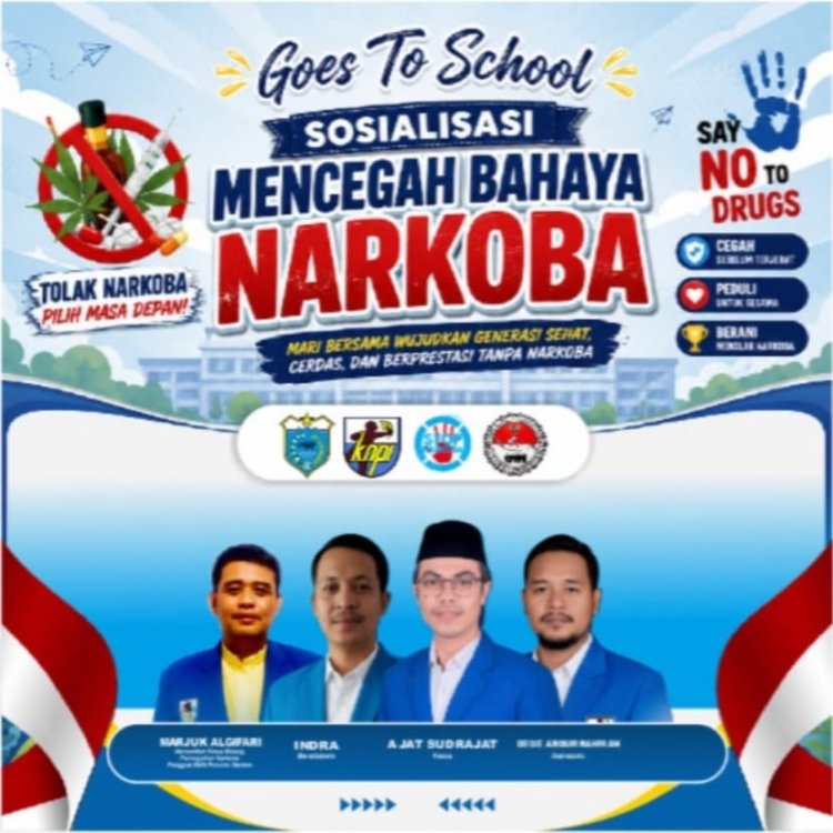 DPD KNPI Pandeglang Akan Adakan Sosialisas Mencegah Bahaya Narkoba "Goes To School"