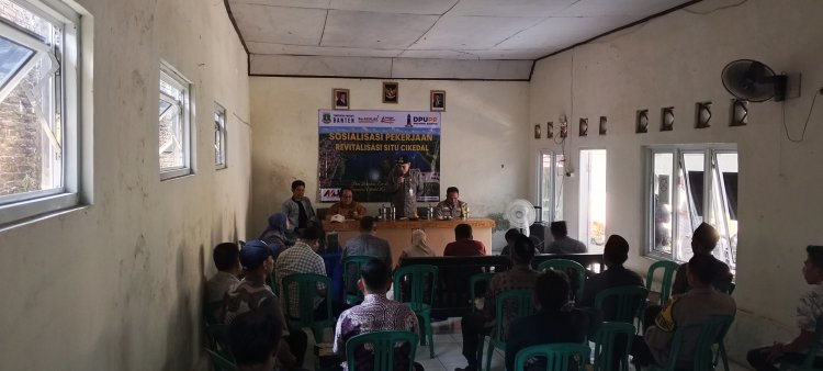 DPUPR Banten Sosialisasikan Revitalisasi Situ Cikedal Warga Diminta Dukung