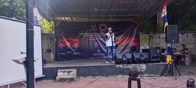 Dari Daerah Ujung Barat Pulau Jawa Kader GP Nasdem Bersukacita Atas Terpilihnya Prananda Surya Paloh Sebagai Ketua Umum Periode 2026-2031
