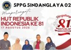 PIC dan TIM SPPG Sindanglaya 02 Sampaikan Dirgahayu Republik Indonesia ke-81 Tahun 2026