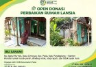 KSB Patia Galang Donasi untuk Bangun Kembali Rumah Lansia yang Tak Layak Huni
