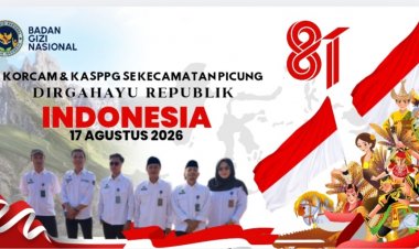 Korcam dan KASPPG Se Kecamatan Picung Ikut Serta Memeriahkan HUT RI Ke-81 Tahun 2026, Dede Juhaedi. Ini Momen Tingkatkan Semangat Kebersamaan