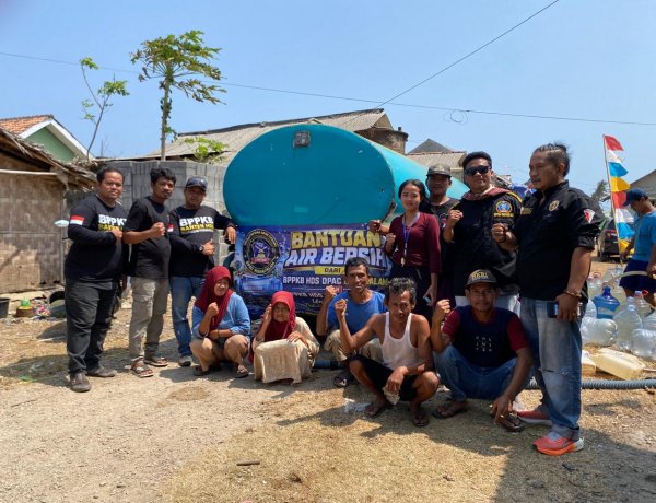 Warga Desa Muara Kp. Karang Kencana Ucapkan Terimakasih, Hari Kedua DPAC BPPKB HDS Wanasalam dan Malingping Baksos Air Bersih Berjalan Lancar