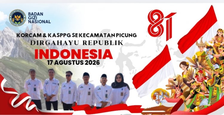 Korcam dan KASPPG Se Kecamatan Picung Ikut Serta Memeriahkan HUT RI Ke-81 Tahun 2026, Dede Juhaedi. Ini Momen Tingkatkan Semangat Kebersamaan