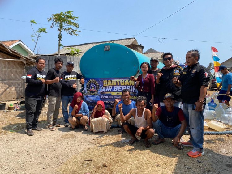 Warga Desa Muara Kp. Karang Kencana Ucapkan Terimakasih, Hari Kedua DPAC BPPKB HDS Wanasalam dan Malingping Baksos Air Bersih Berjalan Lancar